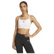 Adidas Γυναικείο μπουστάκι Aeroreact 3-Stripes Bra